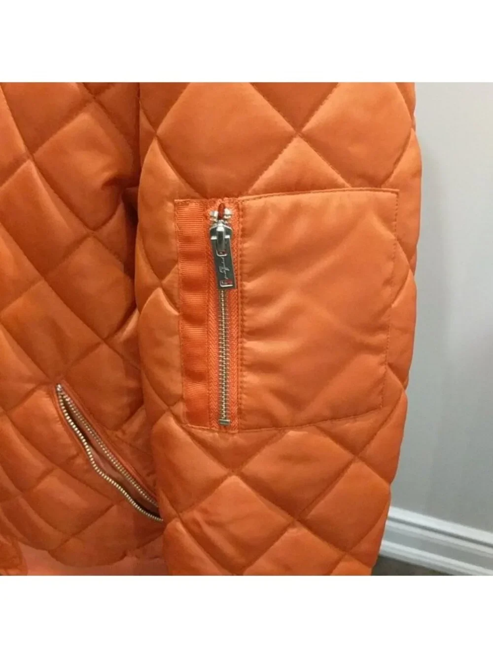 7 for all man kind orange jacket like new